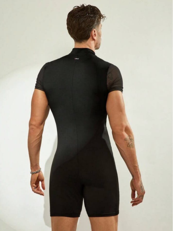 Shadow Mesh Performance Romper